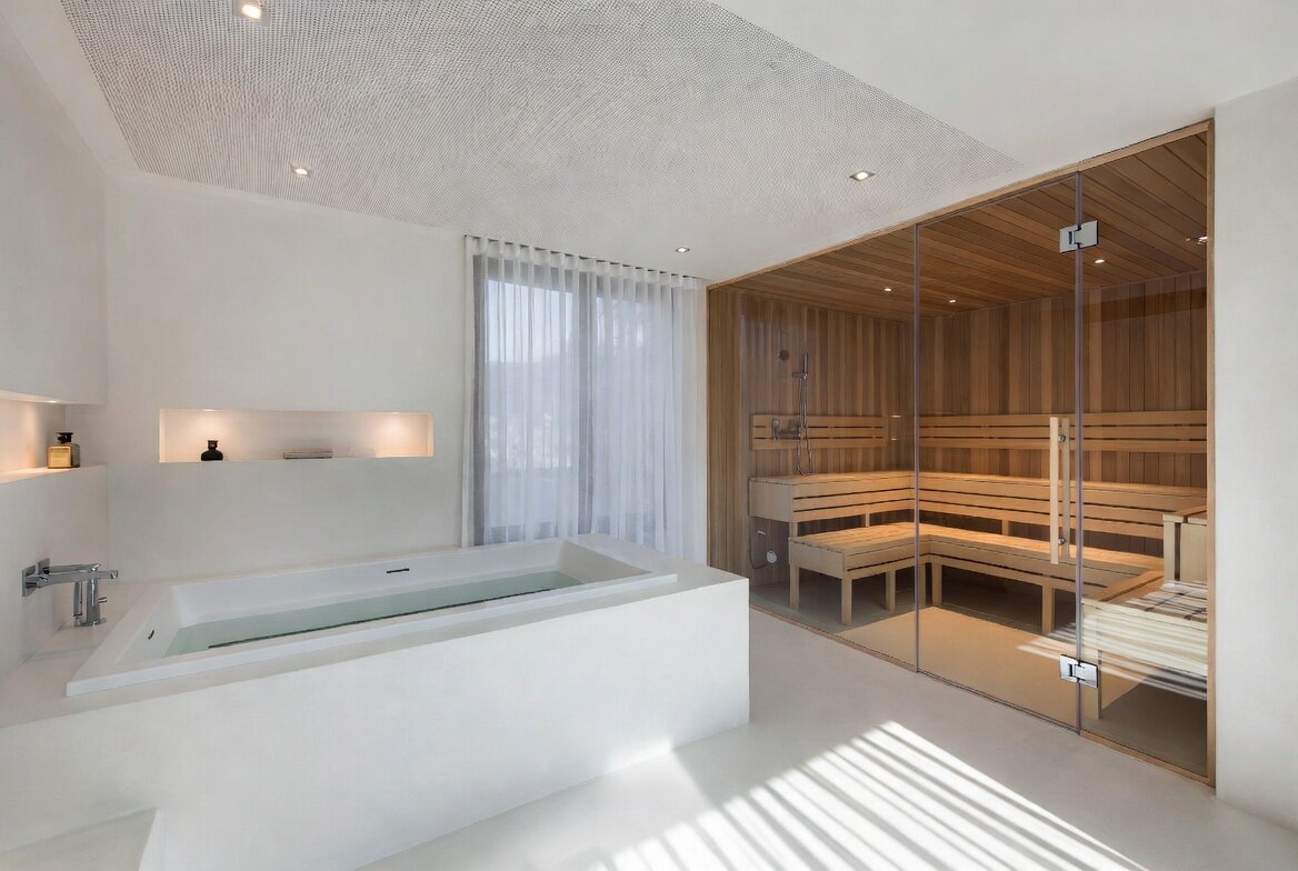 Master spa and sauna